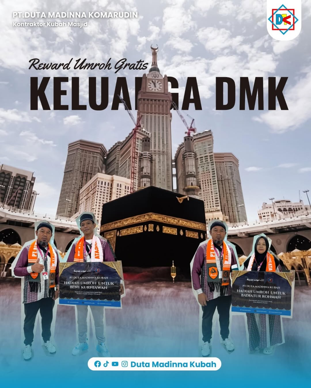 Alhamdulillah, Reward Umroh Gratis untuk Keluarga DMK
